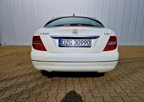 Mercedes-Benz Klasa C cena 35547 przebieg: 396382, rok produkcji 2011 z Wieruszów małe 106